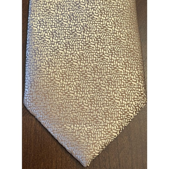 Hi Tie, Gold, Hand Made, 100% Silk, Men’s Neck Tie - Picture 1 of 11